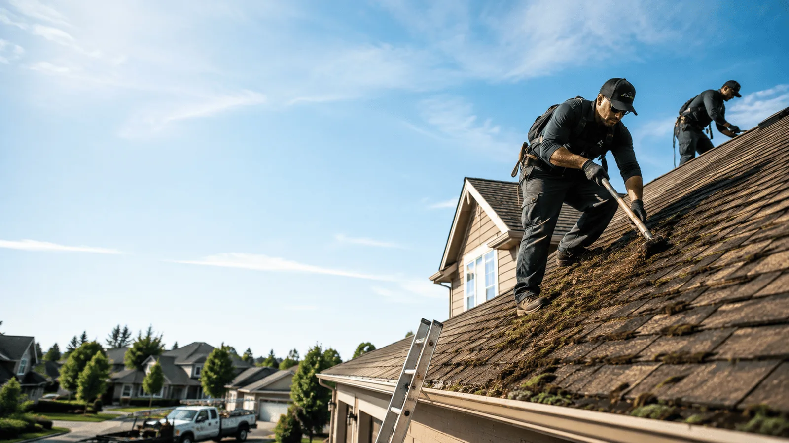 Roof Moss Removal in New Waterford, OH near me